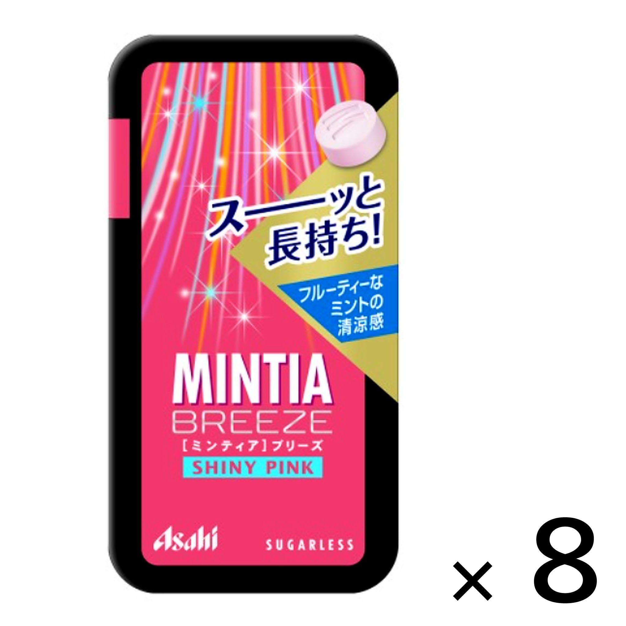 Asahi Mintia Breeze Shiny Pink (8-pack)